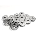 Lot De 10 Bobines En Aluminium + 1 Boîtier à Bobine Pour Machine à Coudre Industrielle JUKI Et Autres