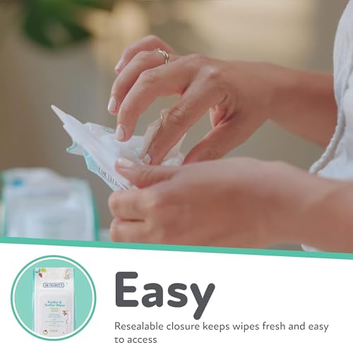 Dr. Talbot's Pacifier and Teether Wipes Naturally Inspired with Citroganix, Vanilla Milk, 48 Count, 1 Pack