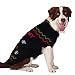 Mihachi Christmas Dog Sweater with Bells Snowflake Pattern Winter Clothes Soft Knit to Keep Warm Black-L