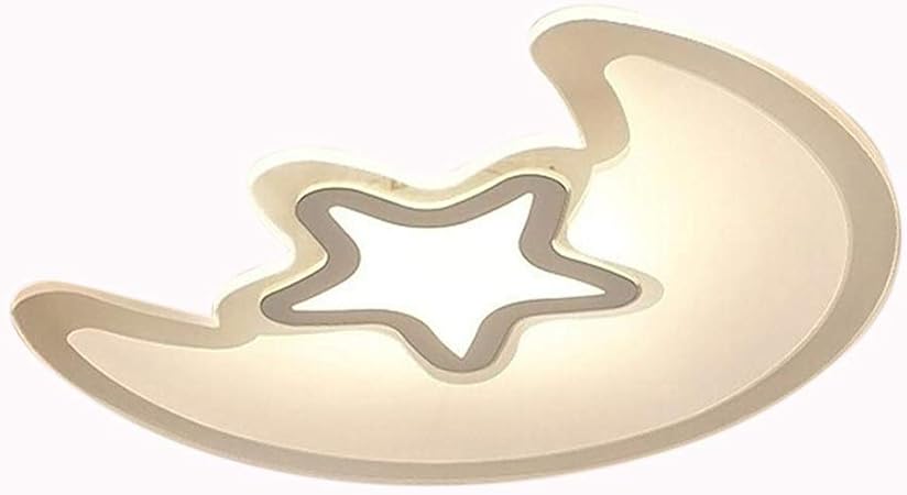 JIAJ Techo Lampara Luz de Techo Creative Stars Moon Lámparas LED Luces