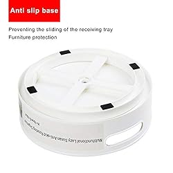 MOKARO 2 Pack Plastic Lazy Susan Turntable with 2