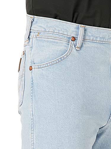 Jeans Vaqueros Wrangler Cowboy Cut Active Flex Para Hombre, Corte Original, Color Blanqueado, Talla 42W X 34L