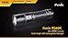 EdisonBright FENIX PD40R USB Rechargeable 3000 Lumen Cree XHP-70 LED Flashlight with, rechargeable battery and USB charging cable bundle