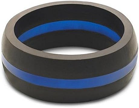 Qalo Thin Line Ring (Blue or Red) Blue / 11