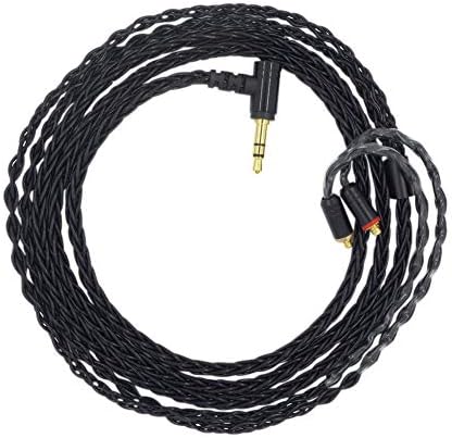Ansemen MMCX Headphone Cable Upgrade Cord 3.5mm for Shure SE215 SE535 SE846/Logitech UE900 - OCC Connecter Extention Line for Sony Fiio HiFiman