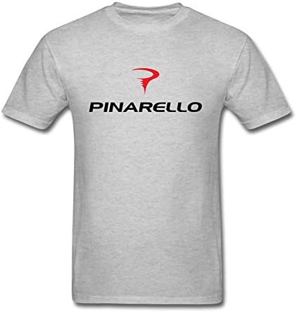 TIANRUNYG Men's Pinarello Bicycle Logo Short Sleeves T-Shirt Size S