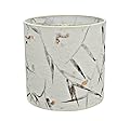 Aspen Creative 31223 Transitional Drum (Cylinder) Shaped Spider Construction Lamp Shade, 8" x 8" x 8", Off White