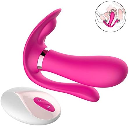 Style Gift Toy Vibration Panties for Area Wireless Most vibrato Vibrating Remote G Ladies Heating Vibes Popular Uni Ana/le Control Se&x,Red