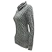 Canserin Women Sweatshirt, New Women Fashion Loose Long Sleeve Sweatshirt Casual Autumn Winter Pullover Long Sleeve T-Shirt Tops Size US 4-14 (L, Gray)