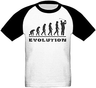 Golf Evolution Unisex Kids Short Sleeve Color-Blocked Raglan Tee 5-6 Toddler