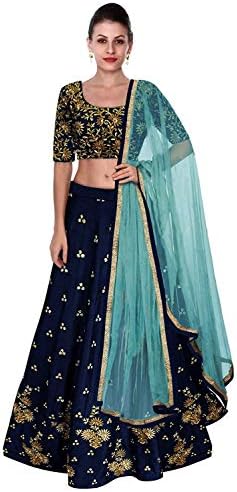 MRS WOMEN Cotton Silk Lehenga Choli