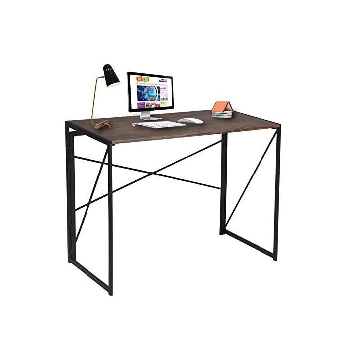 Writing Computer Desk Modern Simple Study Desk Industrial Style Folding