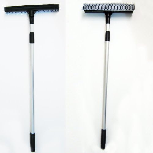 2 Telescopic Squeegee Window Tool Car House Shower 48 Inch Scrubber Cleaner New by Prosperity Tools