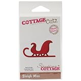 CottageCutz Mini Die Cuts with Foam, 1.75 by 1.75-Inch, Sleigh