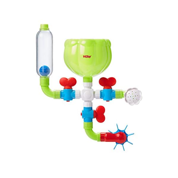 Nuby Wacky Water Works Pipes Bath Toy for 3 Year Olds