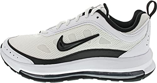 Nike Air Max Ap Shoes for Men, WHITE/BLACK-BRT CRIMSON, 44 EU