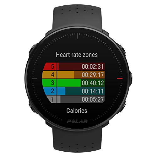 POLAR VANTAGE M –Advanced Running & Multisport Watch with GPS and Wrist-based Heart Rate (Lightweight Design & Latest Technology), Black, M-L