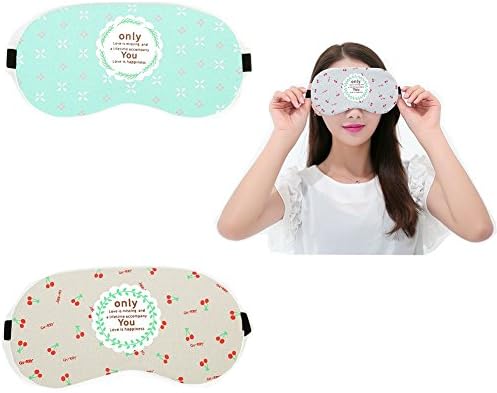 Defitck Sleep Mask eye mask for Sleeping-Soft Sleeping Mask Adjustable Blindfold Eyeshade for Men Women and Kids (SuiH-01-2PCS)