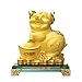 Bwinka 2019 Golden FengShui Pig with Lucky Coins Feng Shui Decoration for Luck & Wealth Perfect for Your Home or Office