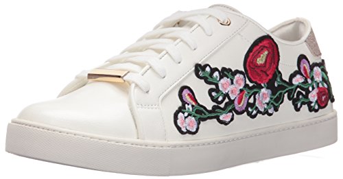Aldo women s kinza fashion sneaker, white, 9 b us
