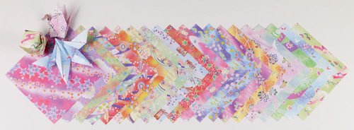 Showa Grimm Origami Paper [Washi Saika Chiyogami Selection] 20 Pattern, 80 Sheets (23-1925)
