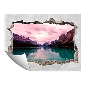 Wall Paper Small Wall Mural Creative 3D Photo Wall Art Removable Wall Decoration for Bedroom Living Room - 24x32 inches