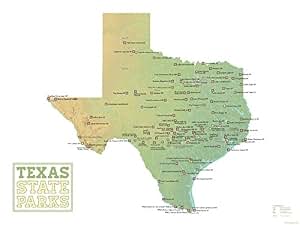 Map Of Texas State Parks - United States Map