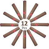 12 Pieces Pragmatic Fake Cigars Puff Cigar Simulated Cigars, Shooting Props, Novelty Toys, Halloween Props, Party Gifts, Masquerade, Halloween Costume, Fun Gag Gift