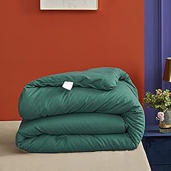 Luxlovery Emerald Green Comforter Set Queen Dark