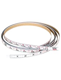 biesemeyer 79   061 12 foot right 1 2 inch Inglés Adhesive backed cinta métrica