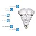 SANSI BR30 LED, 35W (300W Equiv.) LED Flood Light Bulbs Indoor,5000K Warm White,4000lm,CRI 80, Non-dimmable, E26 to E39 Adapter, Garage Basement Factory Warehouse Church Sport Hall Security Light