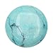 Beadaholique Chinese Turquoise Dyed Howlite Gemstone Round Flat-Back Cabochons 25mm (1)