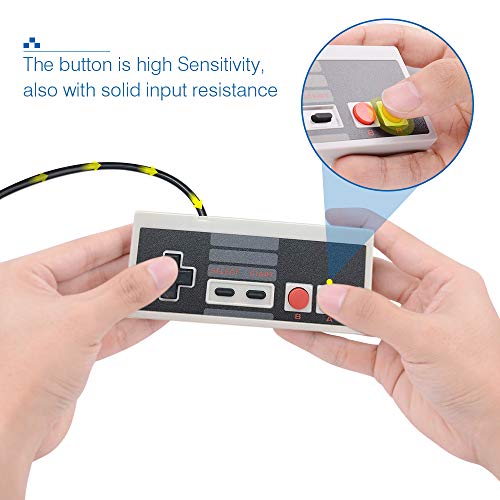 image for Richday 2-Pack Nintendo NES Classic Edition/ Mini Controller For Repla