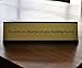 Funny Desk Plate for Boss - Gag Gift