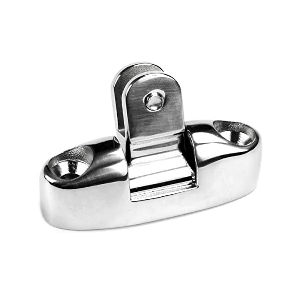 Mizugiwa-Bimini-Top-Stainless-Steel-Swivel-Deck-Hinge-With-Rubber-Pad