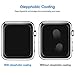 JETech 2-Pack Screen Protector for Apple Watch 42mm Series 1 2 3, NOT Series 4/5, Tempered Glass