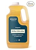 Kelvin Slush Co. – Piña Colada – Organic Frozen Cocktail & Slush Mix – Award-Winning Slush Machine & Blender Mix, Bars, Restaurants, At Home (64 oz bottle)
