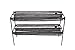 Umbra Shoe Sling, Stacking Shoe Rack Organizer - Two-Tiered Shoe Rack with Textile Slings, Holds up to 18 Pairs of Shoes, Black,4.565