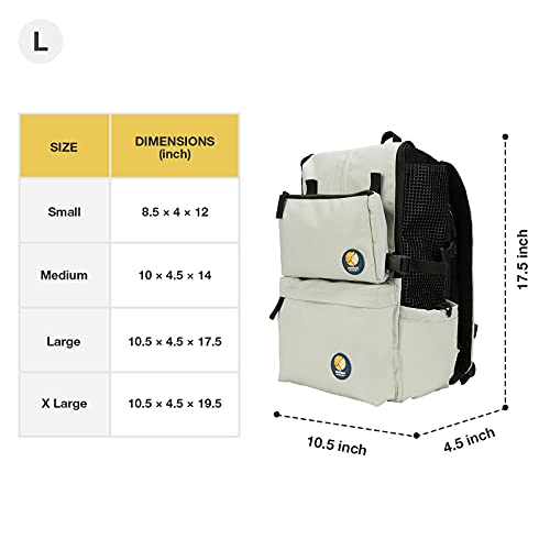 Veehoo Heavy Duty Travel Backpack See Through Mesh Casual Daypack