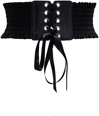 Fashion, Decorative Belt/ Super Wide Waist/Matching Chiffon Dress,Bandage Strap/Plastic Waist Belt-A
