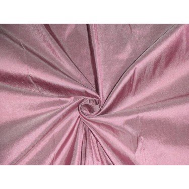 Pure SILK DUPIONI FABRIC Rosette Mauve colour 54
