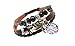 Beautiful Silver Jewelry Dragonfly Leather Zen Bracelet, Fits 6 to 9 Inches in Gift Box