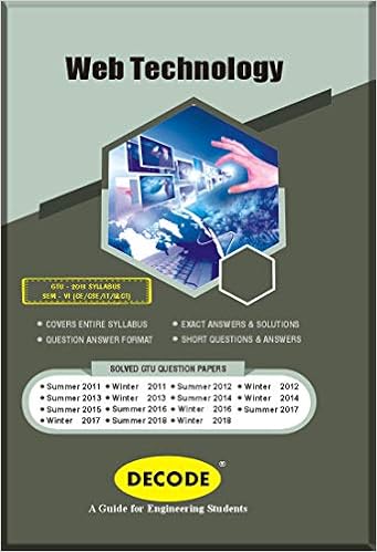 Amazon In Buy Decode Web Technology For Gtu Sem Vi Ce Cse It I Ct Course 2013 Book Online At Low Prices In India Decode Web Technology For Gtu Sem Vi Ce Cse It I Ct Course 2013