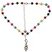 Girls and Teen Aromatherapy Lava Stone Colorful Beaded Pendant Essential Oil Diffuser Necklace - 14