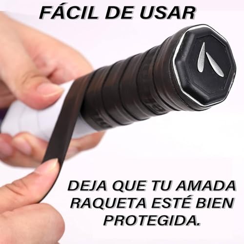 VXMBNB, Overgrip Tenis, Overgrip Padel de 12 Piezas, Absorbente del Sudor y Antideslizante, Apto para Tenis, Cricket y Otras Raquetas.