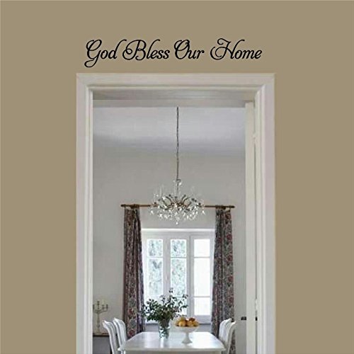 God Bless Our Home Wall Sticker Diy Home Decor 27 W X 5 H Jeyfel