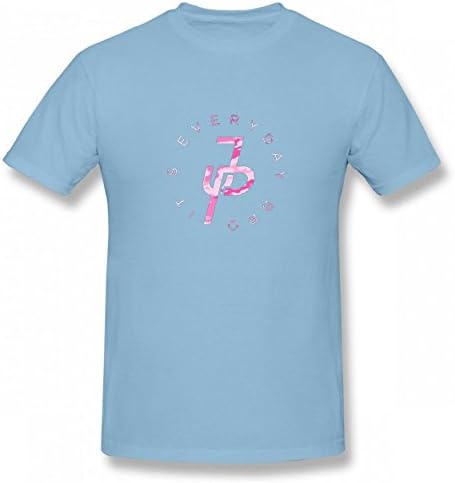 MCEOO It's Every Day Pink Jake Tshirt Printed Cotton T-Shirts Tops Logo Best Quality Men's Tee Sky Blue