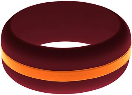 FLEX Ring - Womens Mens Cardinal Red Silicone Ring - Changeable Color Bands - Many Colors - Safe, Durable, Everyday Wear Wedding Band - 1 Ring - Sizes 4-16