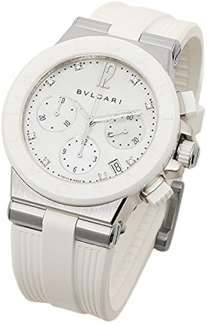 Amazon ブルガリ 時計 レディース Bvlgari Dg37wscvdch 8 ディアゴノ 腕時計 ウォッチ ホワイト ホワイト 並行輸入品 レディース腕時計 腕時計 通販