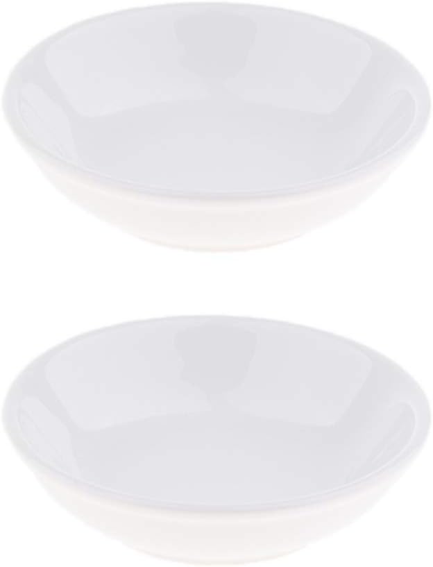 Oil Lamps & Accessories - dailymall 2 Pcs 3.8 Inch Round Replacement Ceramic Dish For Electric Burner Warmer